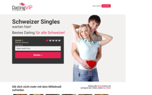 Swiss Dating VIP Homepage Image